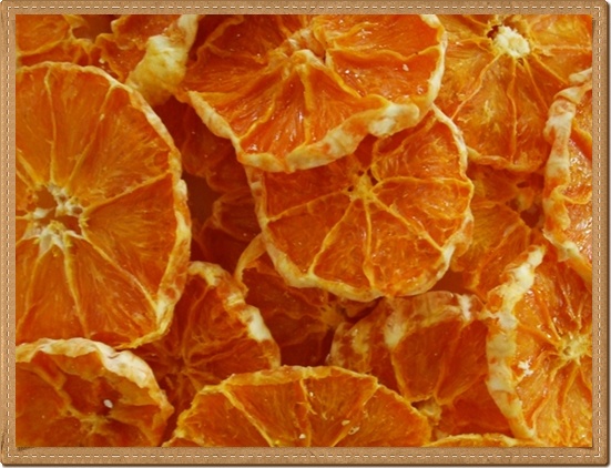 haşlanmış kurutulmuş portakal
